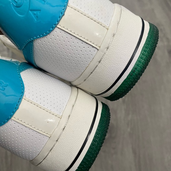 Off white , cream , blue , Green AF1 Low - Picture 10 of 15
